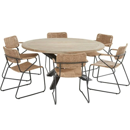 Swing 6 seat  Prdo 160cm Teak Table - image 1