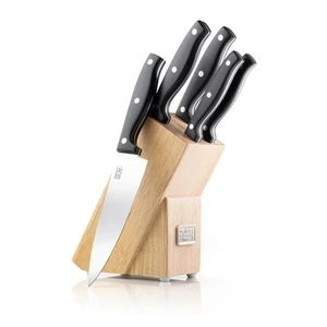 5p Rubberwood Knife Block Set