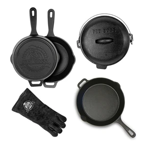6 Piece Cast Iron Starter Kit - image 1
