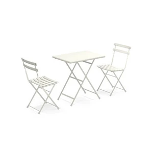Arc En Ceil Bistro Set Yellow White - image 1