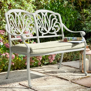 Bari 2 Seat Bench with Cushion