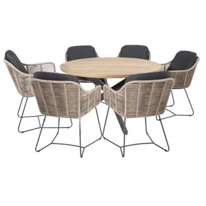 Belmond 6 seat with Prado 160cm Teak Table - image 1