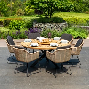 Belmond 6 seat with Prado 160cm Teak Table - image 2