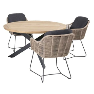 Belmond 6 seat with Prado 160cm Teak Table - image 3