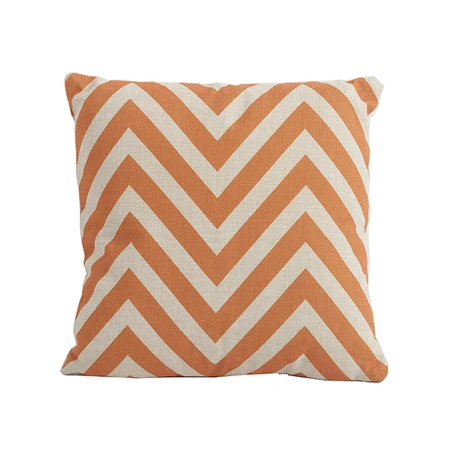 Chev Orange Sq Scatter Cushion - image 1