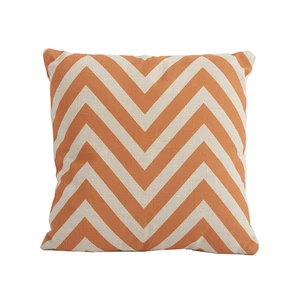 Chev Orange Sq Scatter Cushion - image 1