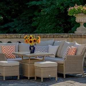 Chev Orange Sq Scatter Cushion - image 4