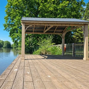 CEDAR wooden Gazebo  4.2 x 3.6 - image 3