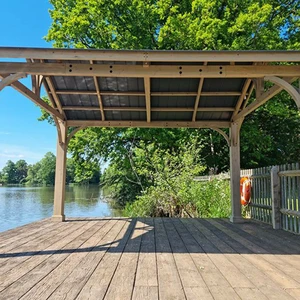 CEDAR wooden Gazebo  4.2 x 3.6 - image 5