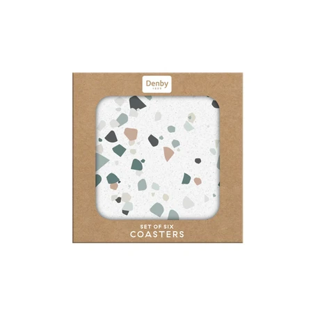 TERRAZZO EFF NEUT S6 COASTERS - image 1