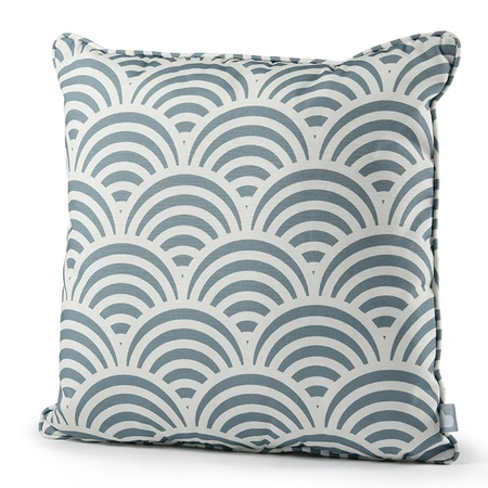 B CUSHION SHELL SEA BLUE 50X50