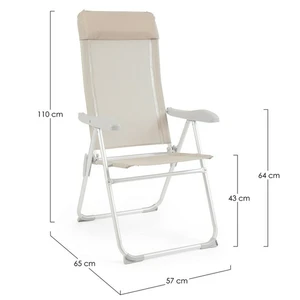 Grey Ice DECKCHAIR HIGH BACK - image 4