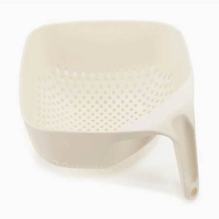 JJ SQUARE COLANDER WHITE