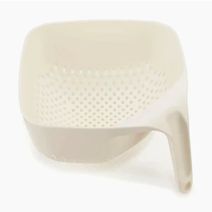 JJ SQUARE COLANDER WHITE