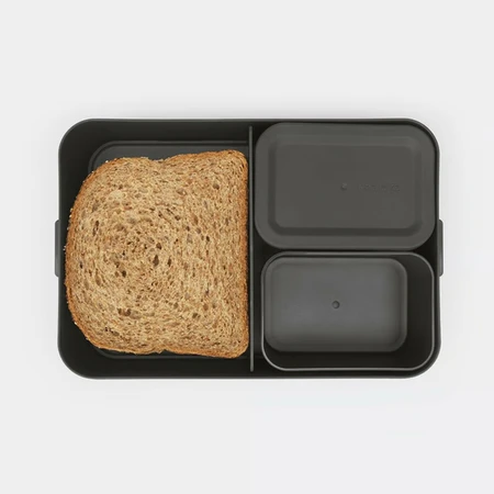 M&T Lunch Box Bento Lrg Dark G - image 2