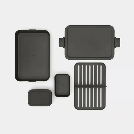 M&T Lunch Box Bento Lrg Dark G - image 5