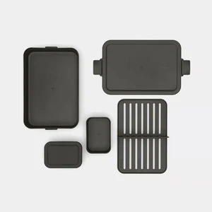 M&T Lunch Box Bento Lrg Dark G - image 5