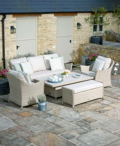 Monterey Sofa Adj Table Set Sandstone - image 4