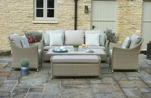 Monterey Sofa Adj Table Set Sandstone - image 2