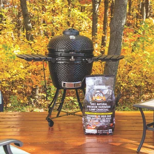 PBK24 Ceramic Kamado Grill  - Gloss Black - image 4