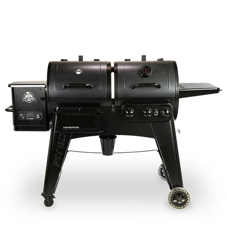 Navigator 1230 Wood Pellet and 3 Burner Gas Combo Grill - image 1