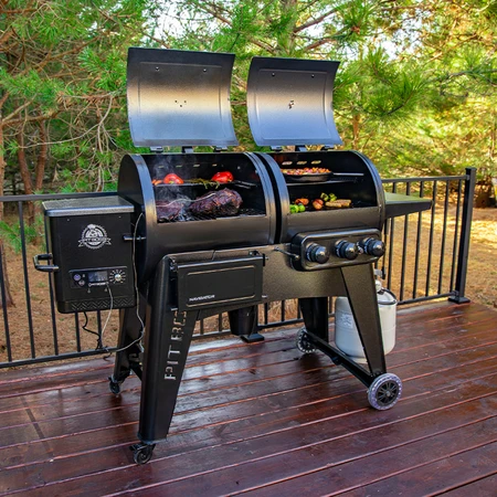 Navigator 1230 Wood Pellet and 3 Burner Gas Combo Grill - image 7