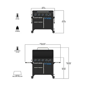 Ultimate Griddle  5 Burner with Cart - image 3