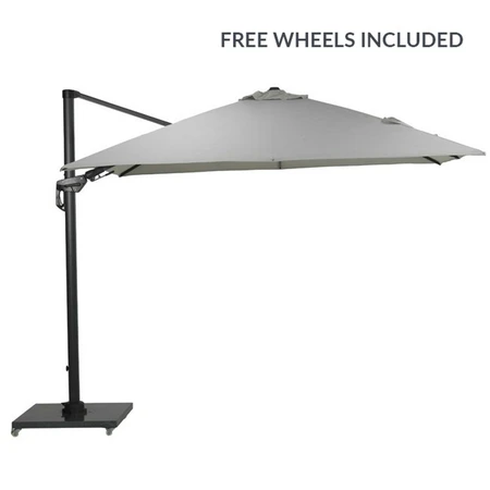 Positano 3x3 Sand Parasol+base - image 1