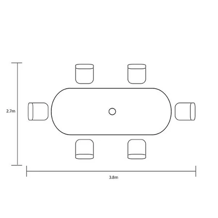 Provence Oval Set 6 Seater - image 6