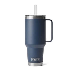 RAMBLER STRAW MUG 42OZ Navy - image 1