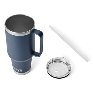 RAMBLER STRAW MUG 42OZ Navy - image 3