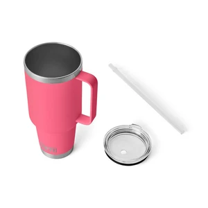 RAMBLER STRAW MUG 42OZ Tr Pink - image 2