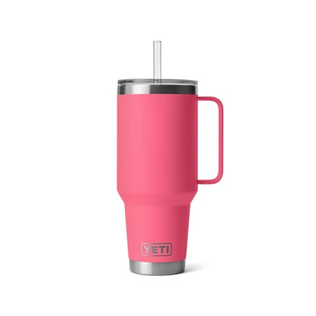 RAMBLER STRAW MUG 42OZ Tr Pink - image 1