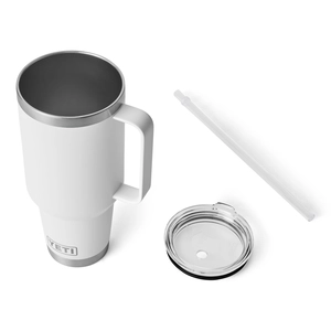 RAMBLER STRAW MUG 42OZ White - image 4