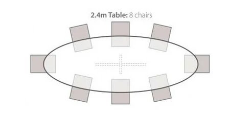 Roundstone 240cm Oak Oval Table - image 3