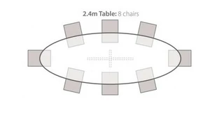 Roundstone 240cm Oak Oval Table - image 3