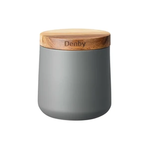 SET OF 3 GREY STORAGE CANISTERS - image 2