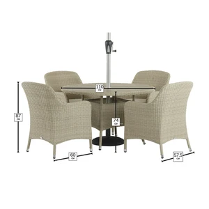 Tetbury 4 Seater Dining Set - image 5