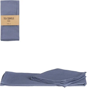 Villia tea towel blue 2 pieces
