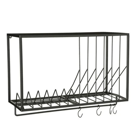 Wallrack tableware black l55x